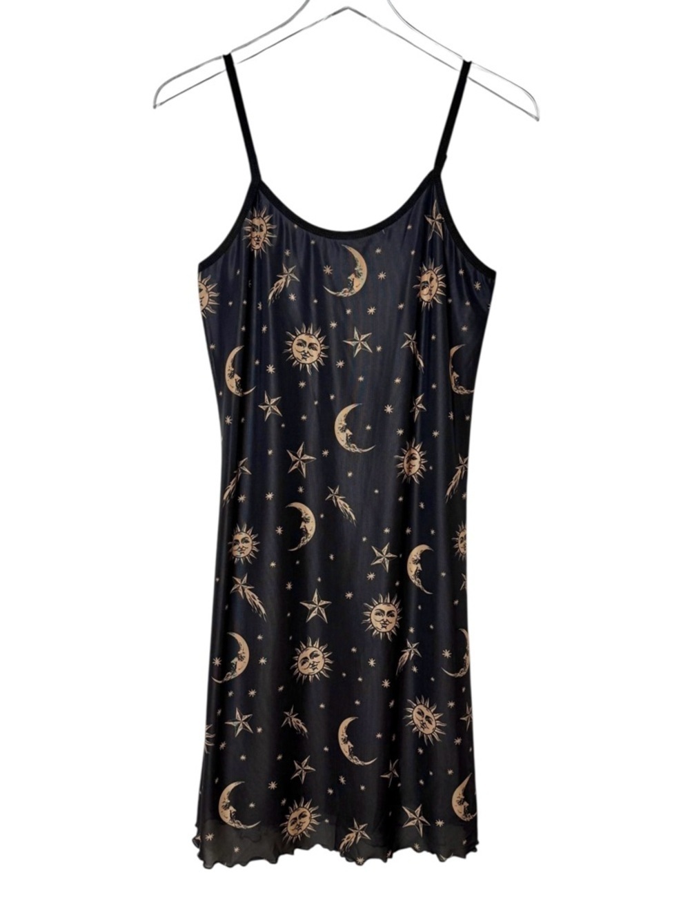 Horoscopez x Dolls Kill Celestial Slip Dress 2X Whimsigoth 90s Goth Moon Sun - Picture 2 of 14
